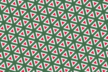 Macaristan bayrağının renklerinde geometrik desen. Macaristan 'ın renkleri.