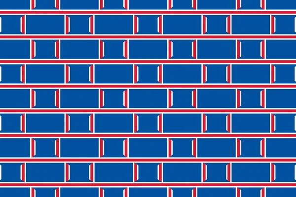 Geometric Pattern Colors National Flag Iceland Colors Iceland — Stock Photo, Image