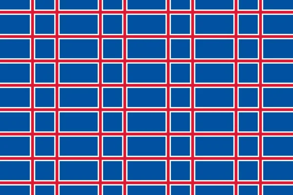 Геометрический Узор Цветах Национального Флага Исландии Цвета Исландии — стоковое фото