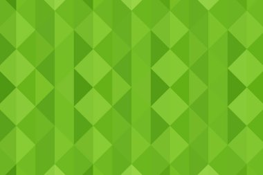 Soyut geometrik arkaplan. Üçgen pikselleme. Mozaik, yeşil eğim.