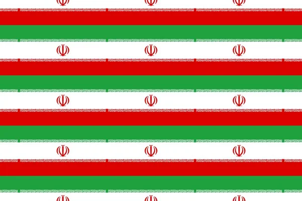 Geometric Pattern Colors National Flag Iran Colors Iran — Stockfoto