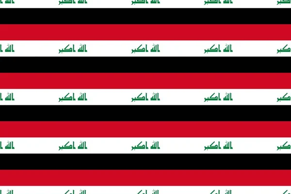 Geometric Pattern Colors National Flag Iraq Colors Iraq — Stockfoto
