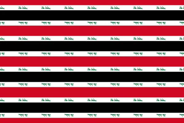 Modello Geometrico Nei Colori Della Bandiera Nazionale Dell Iraq Colori — Foto Stock