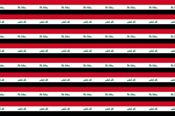 Геометричний Візерунок Кольорів Національного Прапора Іраку Колір Іраку — стокове фото