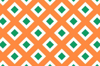 İrlanda bayrağının renklerinde geometrik desen. İrlanda 'nın renkleri.