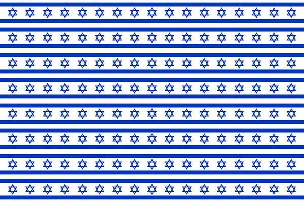 Geometrikus Minta Izrael Nemzeti Zászlajának Színeiben Izrael Színei — Stock Fotó