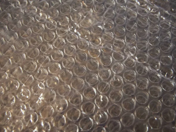 Baloncuk Ambalajı Kırılgan Eşyaları Paketlemek Için Kullanılan Şeffaf Plastik Bir — Stok fotoğraf