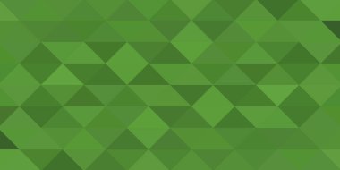 Yeşil segmentli arka plan. Üçgen pikselleme. Renk dokusu.