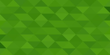 Yeşil segmentli arka plan. Üçgen pikselleme. Renk dokusu.