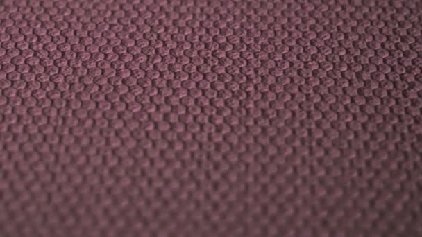 Embossed Burgundy Texture Geometric Pattern Colored Surface — Stock Video