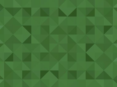 Yeşil segmentli arka plan. Üçgen pikselleme. Renk dokusu.