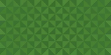 Yeşil segmentli arka plan. Üçgen pikselleme. Renk dokusu.
