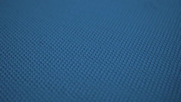 Textura Color Azul Marino Relieve Patrón Geométrico Una Superficie Color — Vídeos de Stock