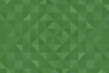 Yeşil segmentli arka plan. Üçgen pikselleme. Renk dokusu.