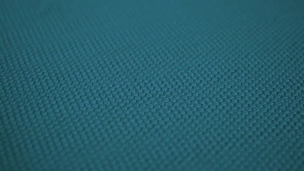 Marineblauwe Textuur Reliëf Geometrische Patroon Een Gekleurd Oppervlak — Stockvideo
