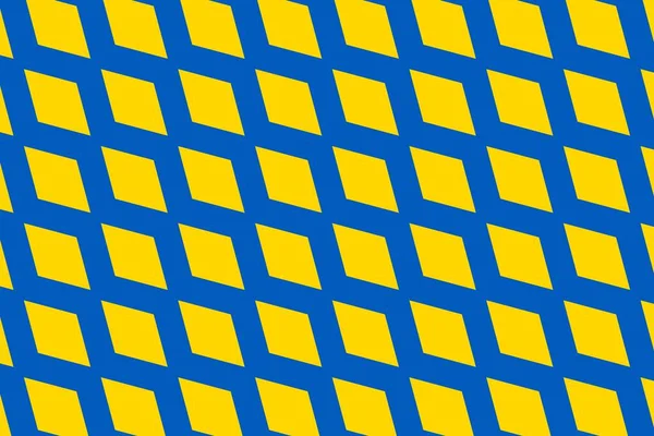 Геометрический Узор Цветах Государственного Флага Украины Цвета Украины — стоковое фото