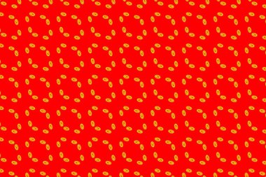 Kırgızistan 'ın ulusal bayrağının renklerinde geometrik desen. Kırgızistan 'ın renkleri.