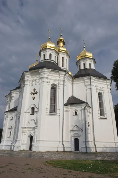 Oude Oekraïense Orthodoxe Kerk Oekraïense Barokke Architectuur Catherine Church Een — Stockfoto