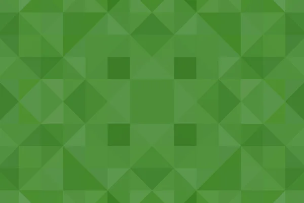 Abstrait Fond Vert Moderne Avec Grandes Formes Géométriques Fond Pixel — Photo