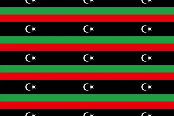 Geometric Pattern Colors National Flag Libya Colors Libya — Stok fotoğraf