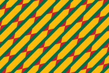 Litvanya bayrağının renklerinde geometrik desen. Litvanya 'nın renkleri.