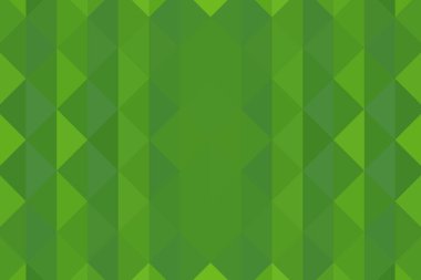 Soyut geometrik arkaplan. Üçgen pikselleme. Mozaik, yeşil eğim.