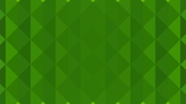 Soyut geometrik arkaplan. Üçgen pikselleme. Mozaik, yeşil eğim.