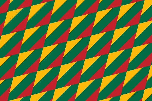 Litvanya bayrağının renklerinde geometrik desen. Litvanya 'nın renkleri.