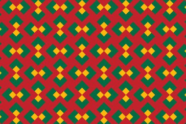 Litvanya bayrağının renklerinde geometrik desen. Litvanya 'nın renkleri.