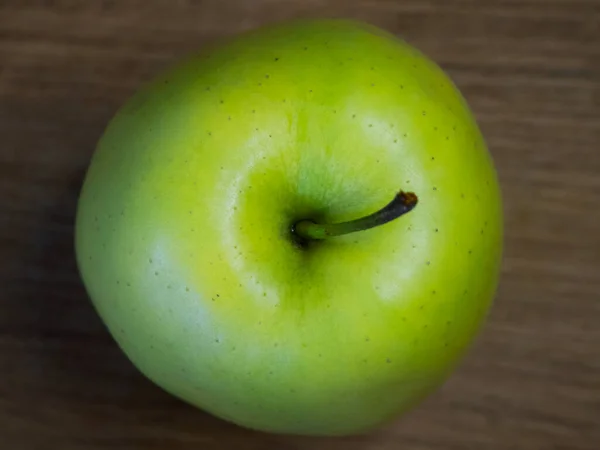 Reinette Simirenko Antique Apple Variety Fruit Has Tender Crisp Greenish — Stockfoto