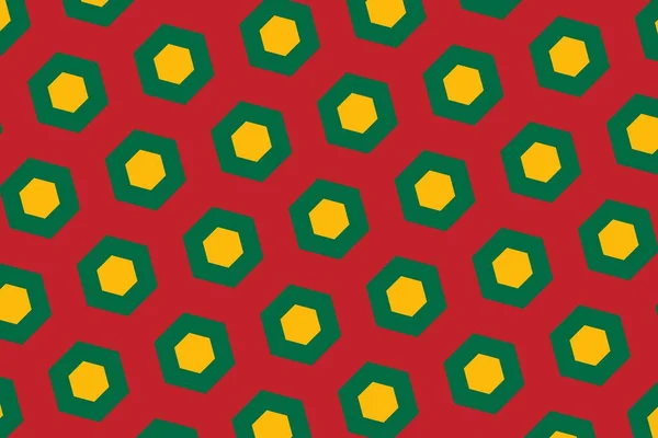 Geometric Pattern Colors National Flag Lithuania Colors Lithuania — Stock Photo, Image