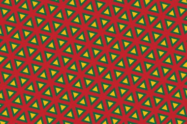 Geometric pattern in the colors of the national flag of Lithuania. The colors of Lithuania.