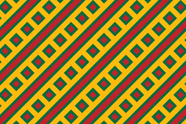 Geometric Pattern Colors National Flag Lithuania Colors Lithuania — Foto Stock