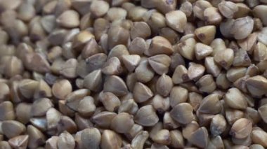 Makro karabuğday videosu, tam kare, kaydırak. Tam Hd biçiminde son derece detaylı video.