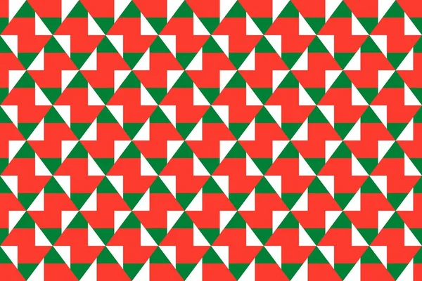 Geometrisches Muster Den Farben Der Nationalflagge Madagaskars Die Farben Madagaskars — Stockfoto