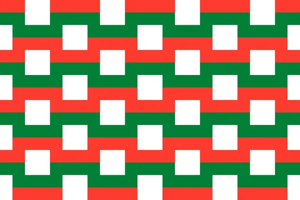 马达加斯加国旗颜色的几何图形 马达加斯加的色彩 — 图库照片