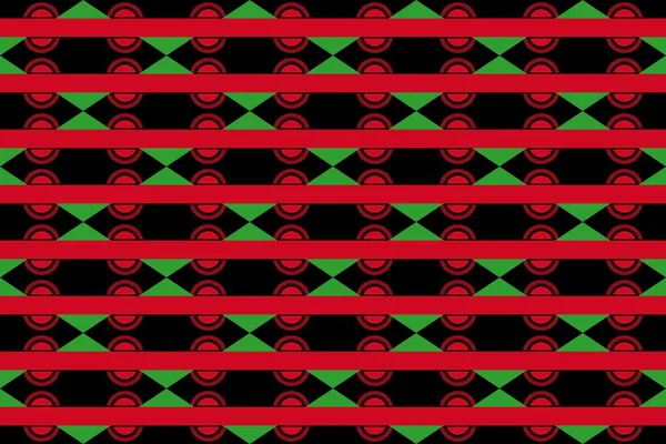Padrão Geométrico Nas Cores Bandeira Nacional Malawi Cores Malawi — Fotografia de Stock
