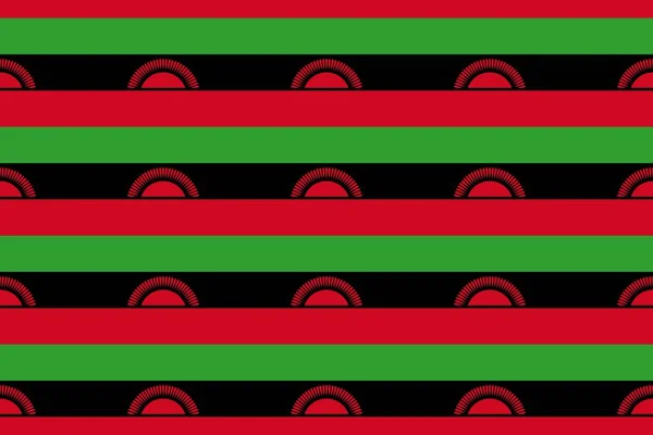 Геометричний Візерунок Кольорів Національного Прапора Малаві Колір Малаві — стокове фото