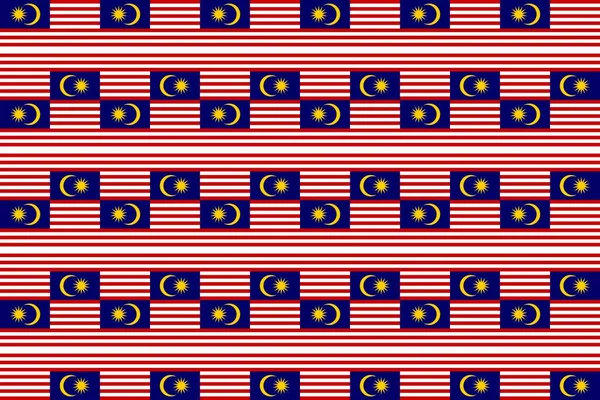 Geometric Pattern Colors National Flag Malaysia Colors Malaysia — Stock Photo, Image