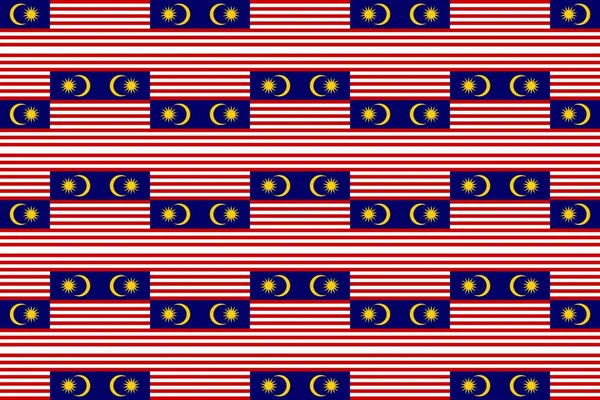 Padrão Geométrico Nas Cores Bandeira Nacional Malásia Cores Malásia — Fotografia de Stock