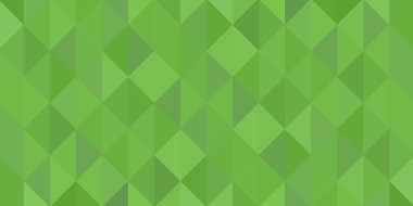 Soyut geometrik arkaplan. Üçgen pikselleme. Mozaik, yeşil eğim.