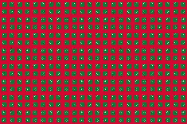 马尔代夫国旗颜色的几何图形 马尔代夫的色彩 — 图库照片
