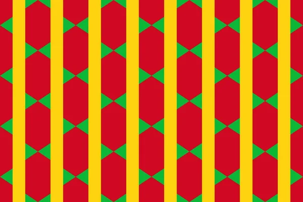 Padrão Geométrico Nas Cores Bandeira Nacional Mali Cores Mali — Fotografia de Stock