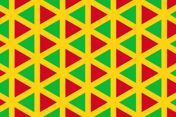 Geometric pattern in the colors of the national flag of Mali. The colors of Mali.