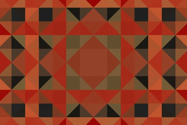 Sfondo Astratto Terracotta Una Texture Creata Una Varietà Triangoli Multicolori — Foto Stock