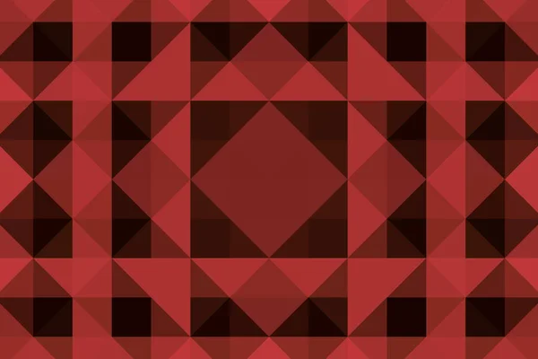 Cherry Colored Pixel Background Mosaic Texture Triangular Pixelation — Stock Photo, Image
