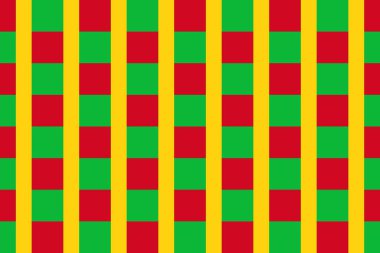 Mali bayrağının renklerinde geometrik desen. Mali 'nin renkleri.