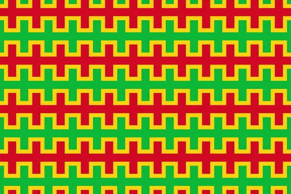 マリ国旗の色の幾何学模様 マリの色 — ストック写真