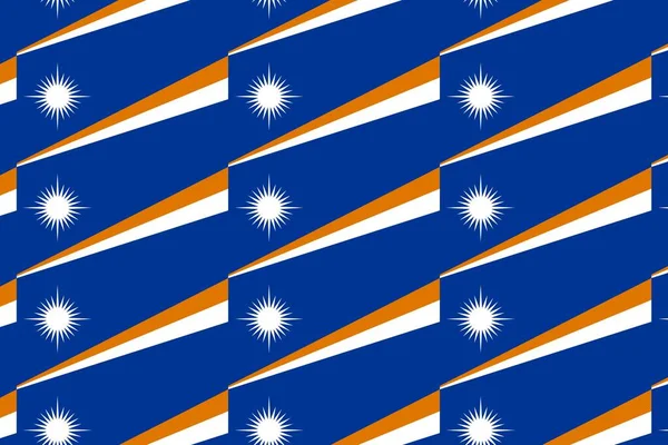 Geometric Pattern Colors National Flag Marshall Islands Colors Marshall Islands — Stock Photo, Image