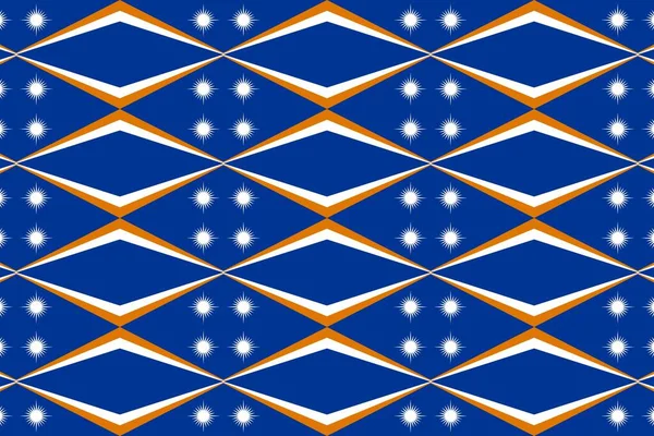 Geometric Pattern Colors National Flag Marshall Islands Colors Marshall Islands — Stockfoto